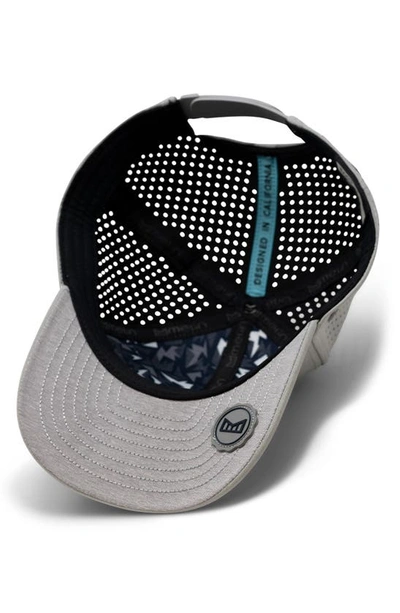 Shop Melin A-game Icon Hydro Performance Snapback Hat In Heather Grey/ Navy