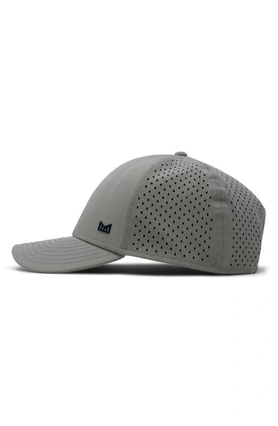 Shop Melin A-game Icon Hydro Performance Snapback Hat In Heather Grey/ Navy