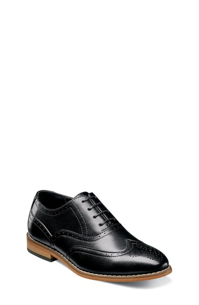 Shop Stacy Adams Dunbar Wingtip Oxford In Black