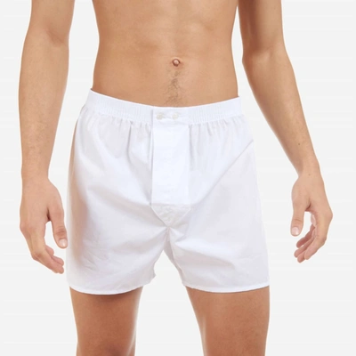 Shop Derek Rose Men's Classic Fit Boxer Short In White