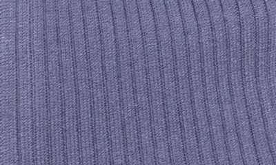 Open Edit Shrunken Zip Detail Cardigan In Blue Shadow
