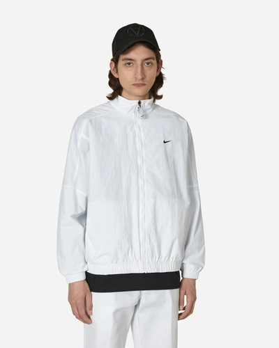 Nike Solo Swoosh Woven Track Jacket White In Multicolor | ModeSens