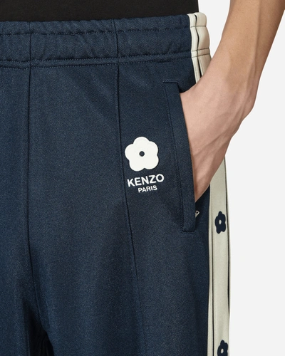 Shop Kenzo Varsity Track Pants In Blue