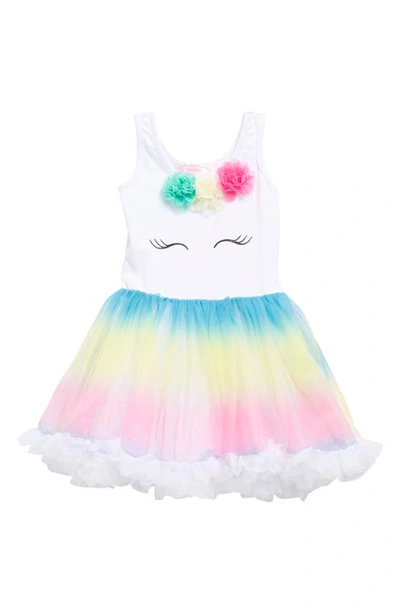 Shop Popatu Kids' Unicorn Pettidress In Rainbow