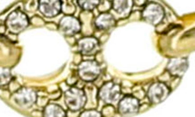 Shop Panacea Pavé Mariner Link Necklace In Gold