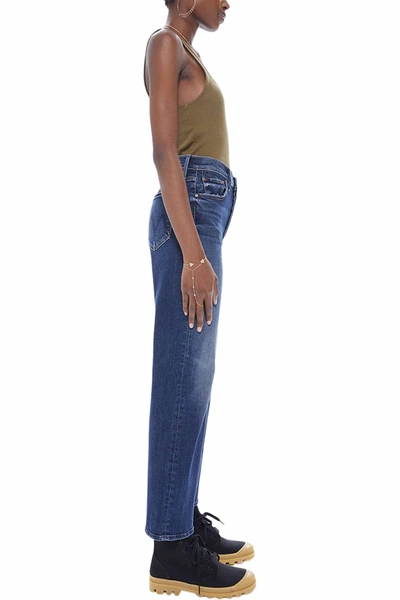 Shop Mother The Rambler Ankle Jean In Don't Mind Me In Blue