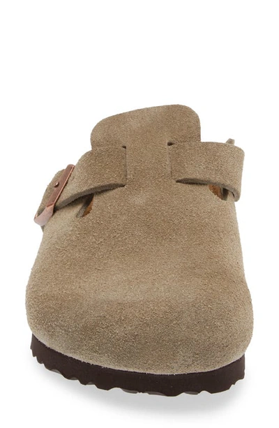 Birkenstock Boston Braided Clog In Taupe
