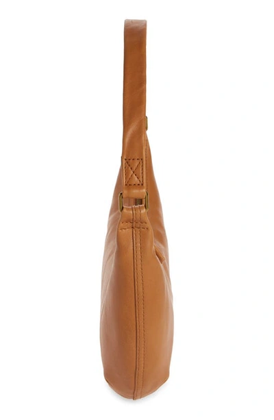 Shop Madewell The Piazza Small Slouch Shoulder Bag In Timber Beam