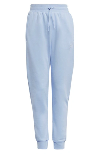 Adidas Originals Kids\' Essentials Trefoil Logo Fleece Joggers In Blue Dawn  | ModeSens