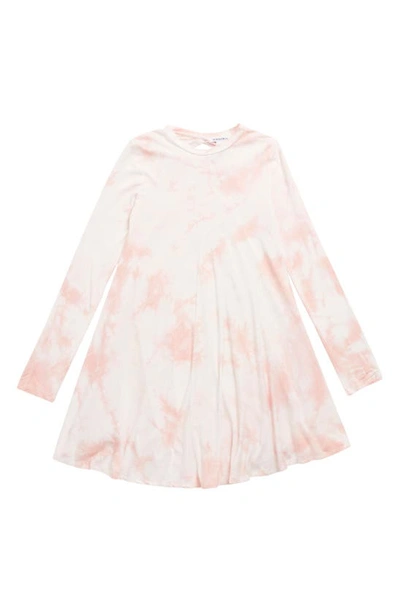 Shop Nordstrom Print Knit A-line Dress In Pink Lotus Tie Dye