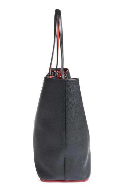 Christian Louboutin Women Cabata Large Leather Tote In Black/black