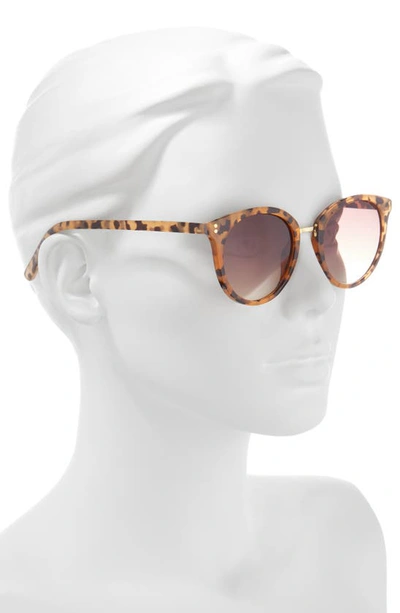 Shop Bp. Gradient Round Sunglasses In Milky Tort