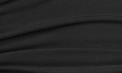 Robin Piccone Aubrey Strapless Cinched One-piece Swimsuit In Black