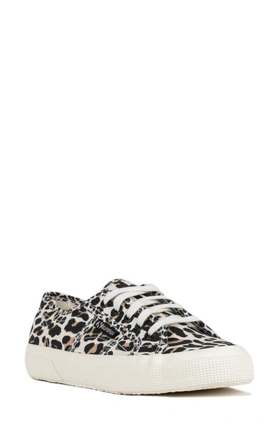 Shop Superga 2750 Sneaker In Light Beige Leopard Avorio