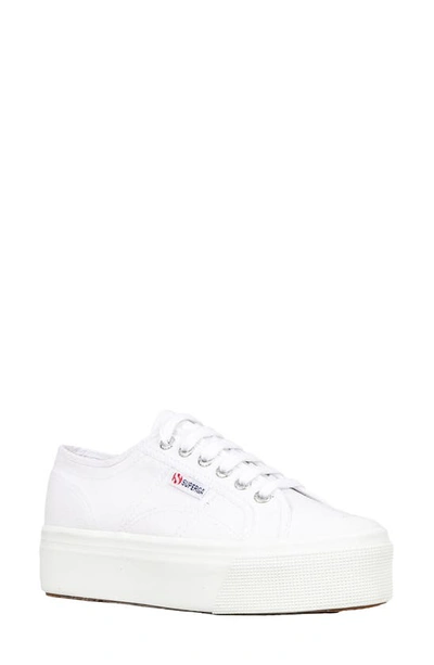 Shop Superga Gender Inclusive 2790 Platform Sneaker In White