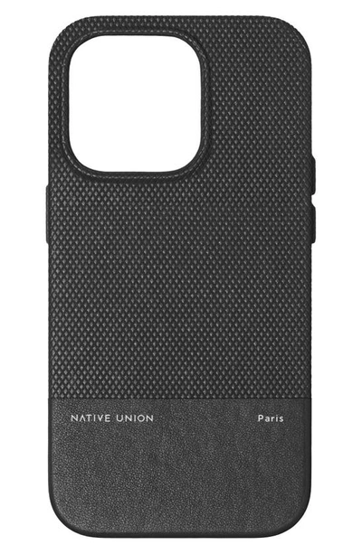Shop Native Union Iphone 14 Pro Case In Black