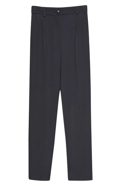 Shop Dolce & Gabbana Slim Fit Milano Knit Pants In Black