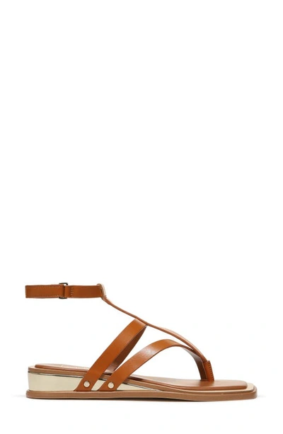 Shop Franco Sarto Sybil Sandal In Tan Brown