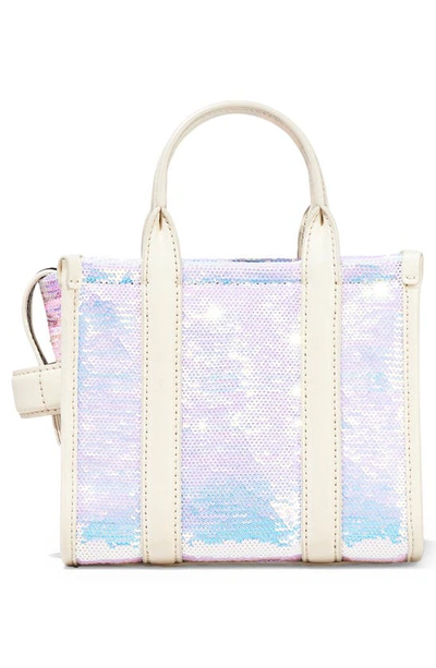 Shop Marc Jacobs The Sequin Crossbody Tote Bag In Iridiescent