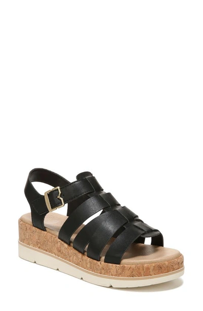 Shop Dr. Scholl's Only You Platform Gladiator Sandal In Black - 001