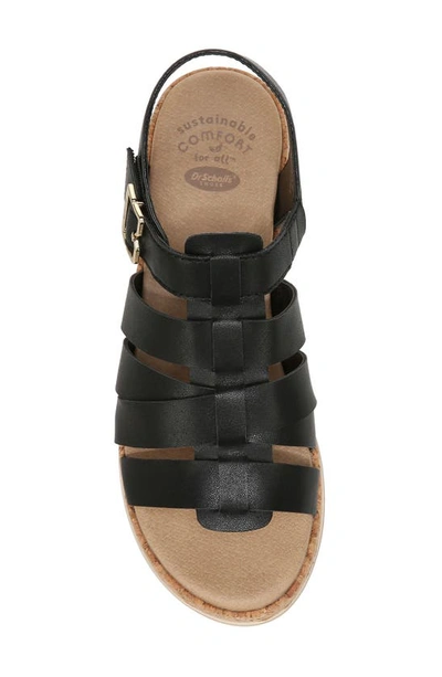 Shop Dr. Scholl's Only You Platform Gladiator Sandal In Black - 001