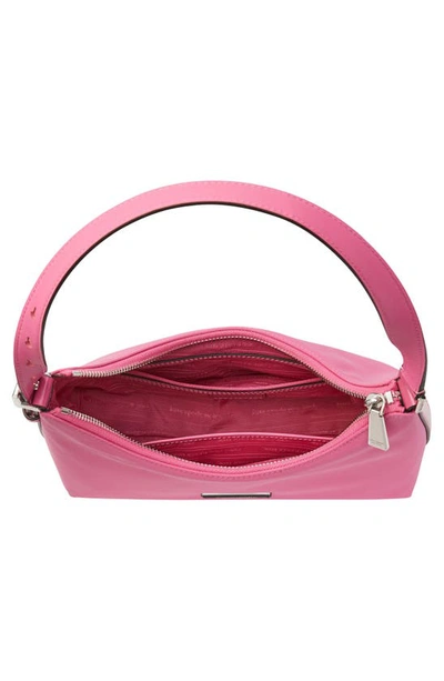 Kate Spade Sam Icon Small Recycled Nylon Shoulder Bag In Pink Cloud