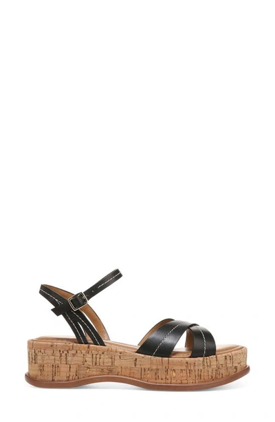 Shop Naturalizer Rikki Platform Sandal In Black Leather