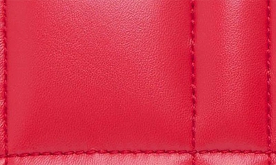 Shop Burberry Small Lola Quilted Leather Crossbody Bag In Bright Red Rt