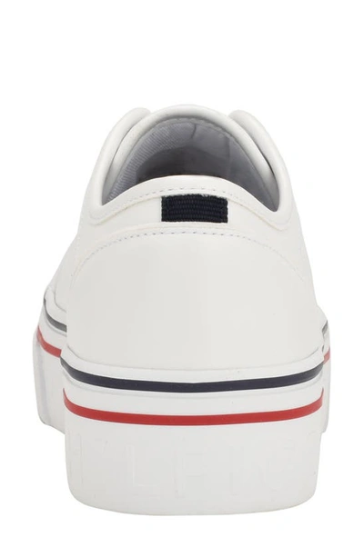 Shop Tommy Hilfiger Balie Slip-on Platform Sneaker In White