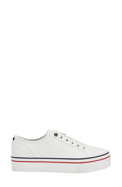Tommy Hilfiger Balie Slip-on Platform Sneaker In White