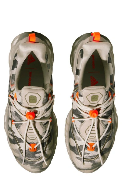 Shop Adidas X Ivy Park Web Boost Running Shoe In Bliss / Sesame / Solar Orange