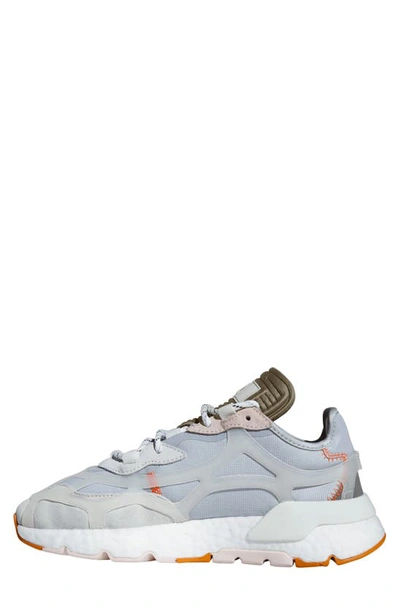 Shop Adidas X Ivy Park Nite Jogger Running Shoe In Light Grey / White / Orange