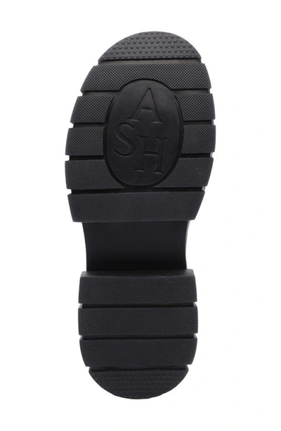 Shop Ash Shark Platform Sandal In Black