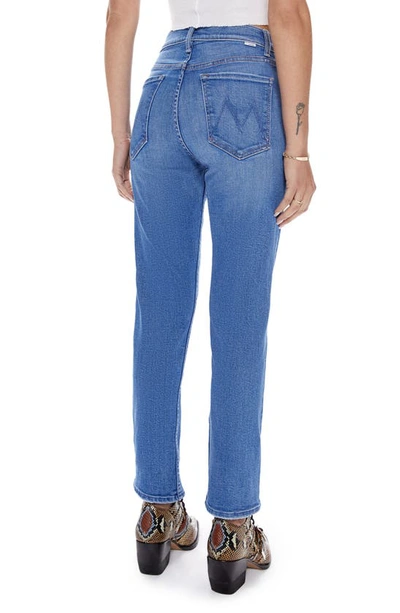 Shop Mother The Tomcat High Waist Crop Straight Leg Jeans In Layover