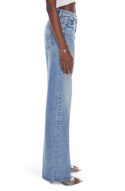 Shop Mother The Lasso High Waist Wide Leg Jeans In Left In The Dust
