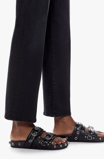 Shop Mother The Rambler Ankle Straight Leg Jeans In Vroom