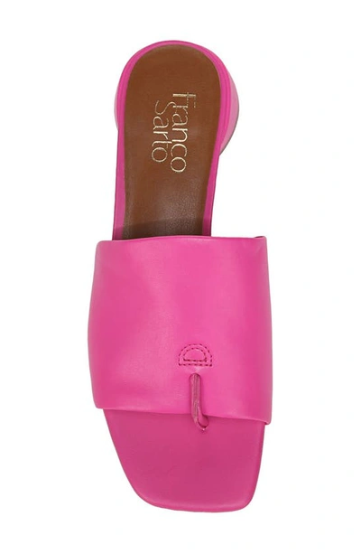 Shop Franco Sarto Loran Sandal In Fuchsia Leather
