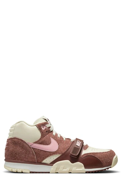 Shop Nike Valentine's Day Air Trainer 1 Sneaker In Dark Pony/ Soft Pink