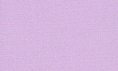 Shop Mach & Mach Hot Fix Crystal Heart Trim Wool Miniskirt In Lavender