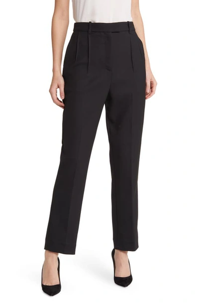 Shop Ted Baker Frittat Cigarette Trousers In Black