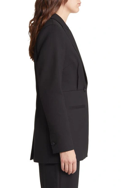 Shop Ted Baker Fritta Longline Blazer In Black