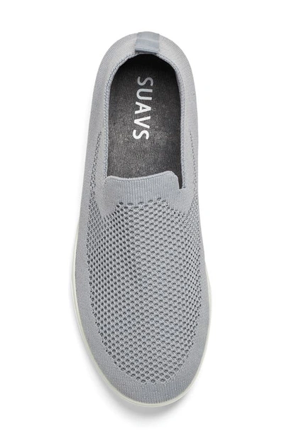 Shop Suavs The Barton Slip-on Sneaker In Slate White