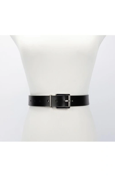 Shop Kate Spade Reversible Belt In Black