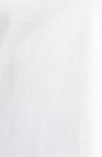 Shop Eileen Fisher Round Neck Organic Cotton Top In White