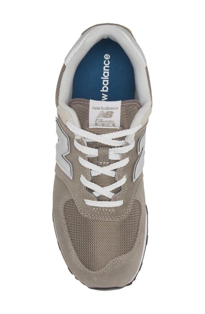 Shop New Balance Kids' 574 Core Sneaker In Grey