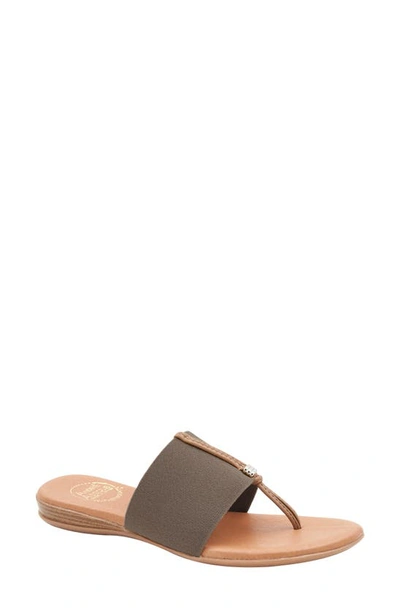 Shop Andre Assous Nice Featherweights™ Slide Sandal In Taupe