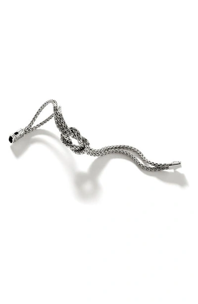 Shop John Hardy Classic Chain Knot Layered Rope Bracelet In Silver