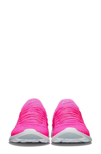 Shop Apl Athletic Propulsion Labs Techloom Wave Hybrid Running Shoe In Fusion Pink/bllflwr/speckle