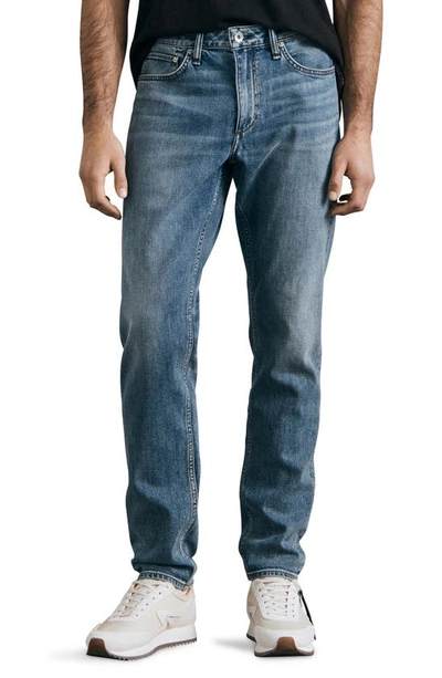 Rag & Bone Fit 3 Authentic Stretch Straight Athletic Fit Jeans In Gordon In Blue