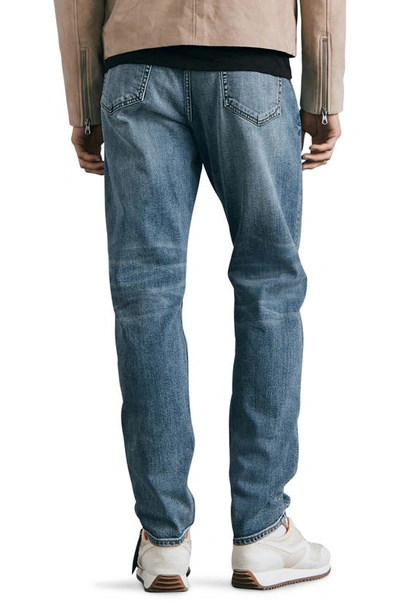 Rag & Bone Fit 3 Authentic Stretch Straight Athletic Fit Jeans In Gordon In Blue